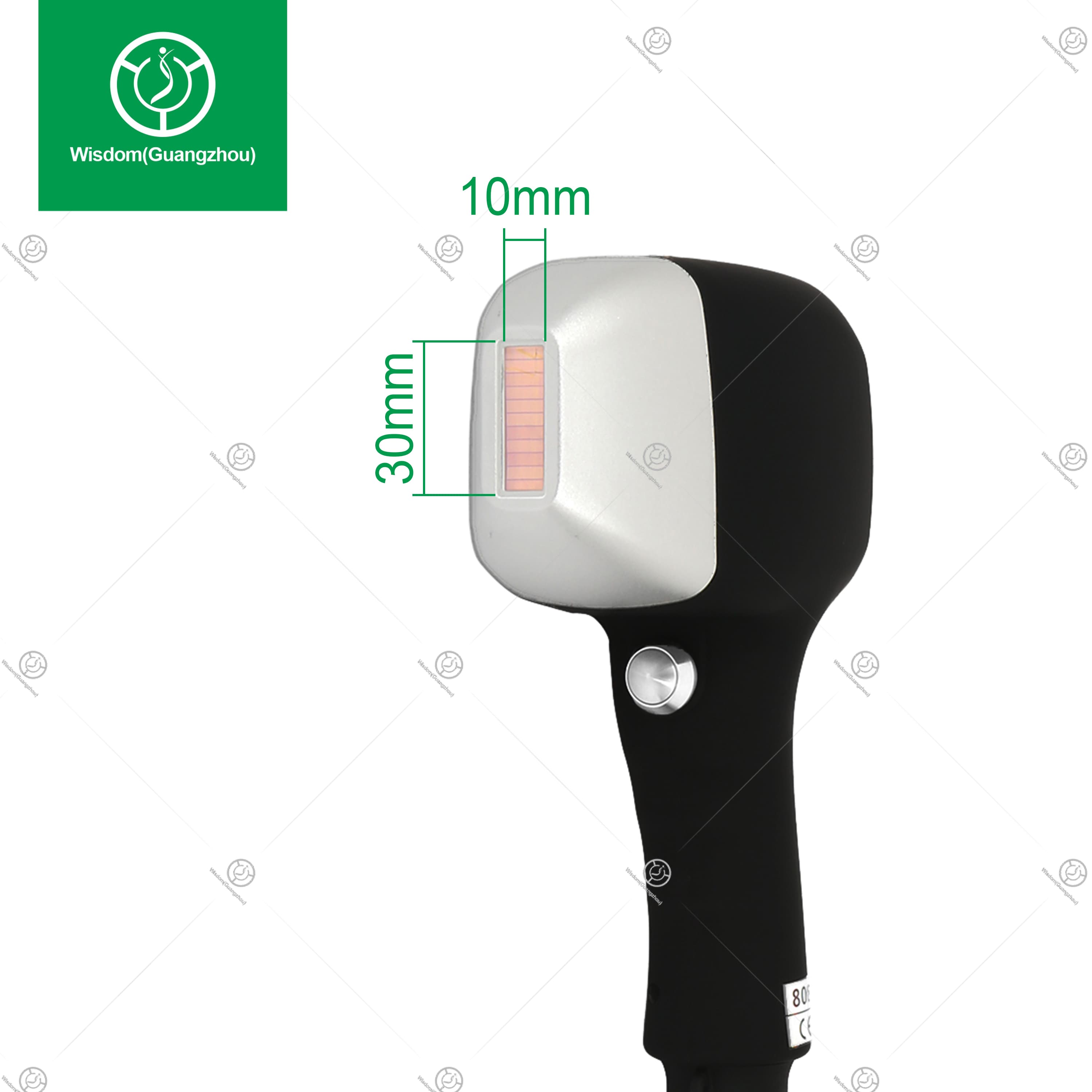 600-1200W Diode Laser Hair Removal Handle with Compeletely Black